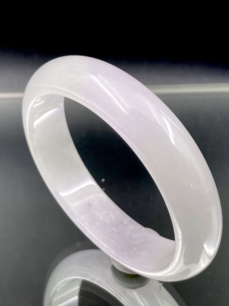 Natural Ice-type Violet Imperial Concubine Jade Bracelet