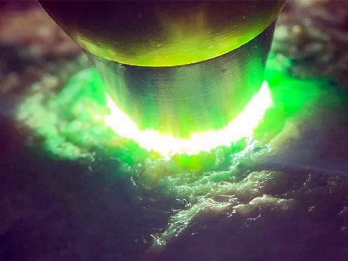 Jadeite mineral structure under microscope - Professor Michelle Au research