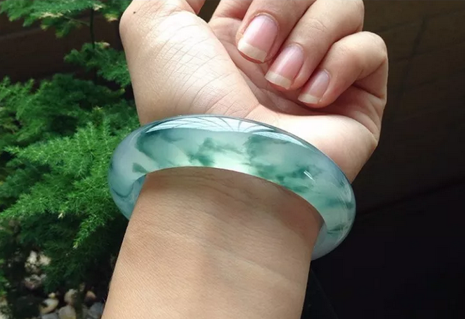Measure your hand for the right size jade bracelet