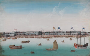 The Thirteen Hongs of Guangzhou(Collection of Hong Kong Museum of Art)