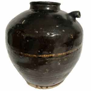A Short-spouted Jar with Jet-black Glaze from Small Kilns in Shanxi
