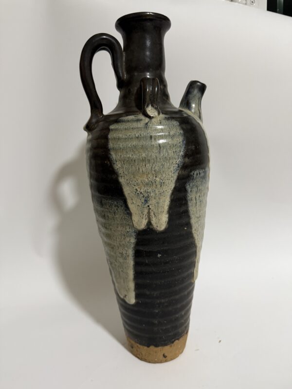 Tang Dynasty Lu Mountain Kiln Flower Glaze Ewer - Image 2