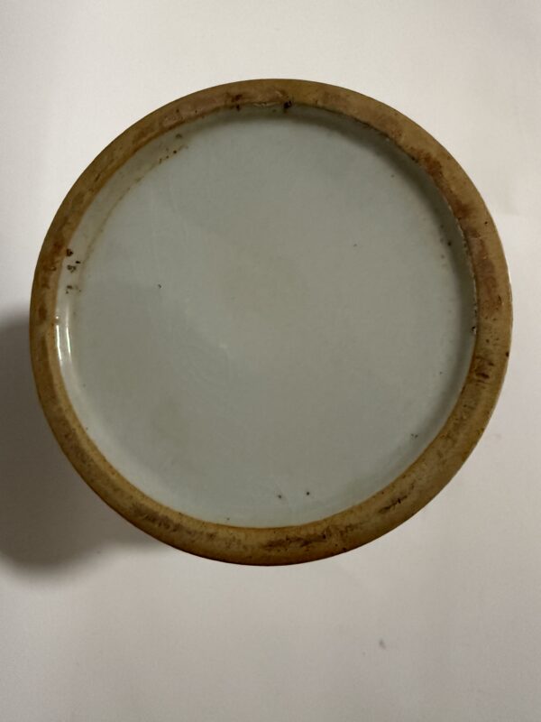 Qing Dynasty Folk Kiln Blue-and-White Four-Happiness General's Jar - Image 3