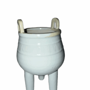 Song Dynasty Ding Kiln White Glaze Three - Legged Incense Burner