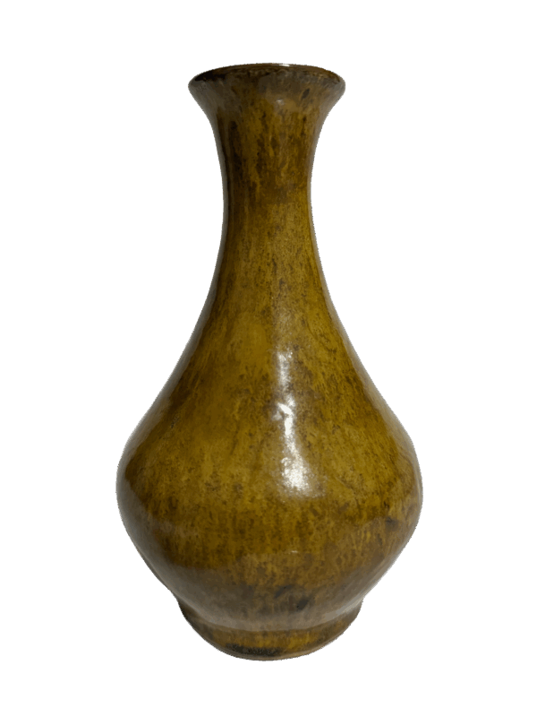 Qing Dynasty Butter Glaze Garlic Head Bottle