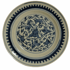 Early Qing Dynasty Blue-and-White Plate