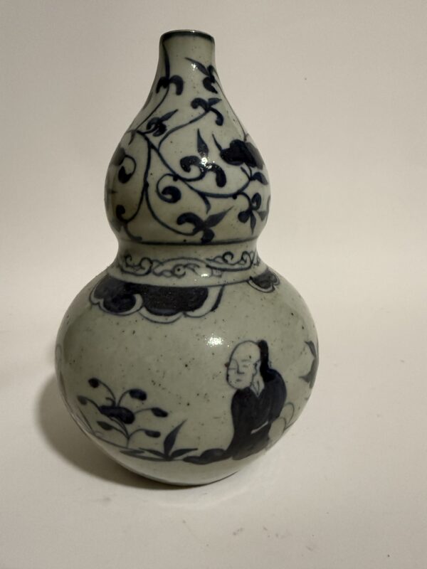 Ming Dynasty Blue-and-White Gourd-shaped Vase - Image 5