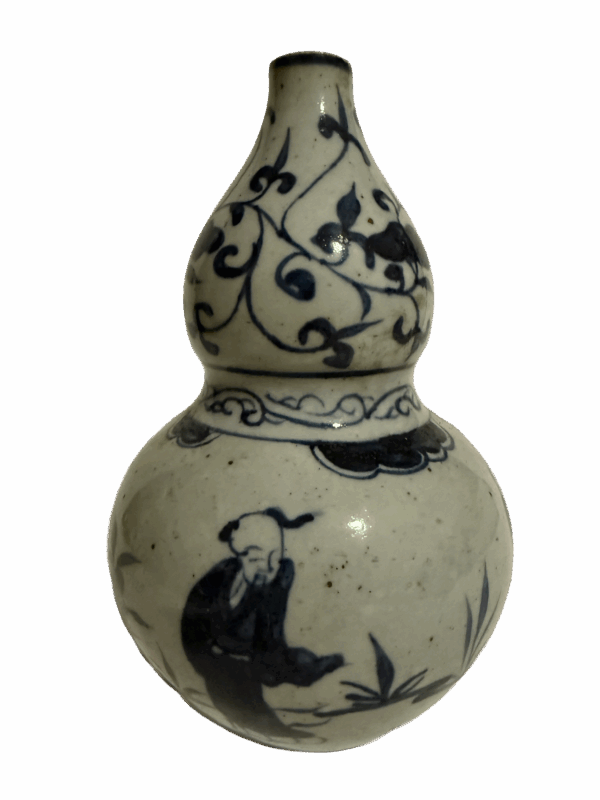 Ming Dynasty Blue-and-White Gourd-shaped Vase
