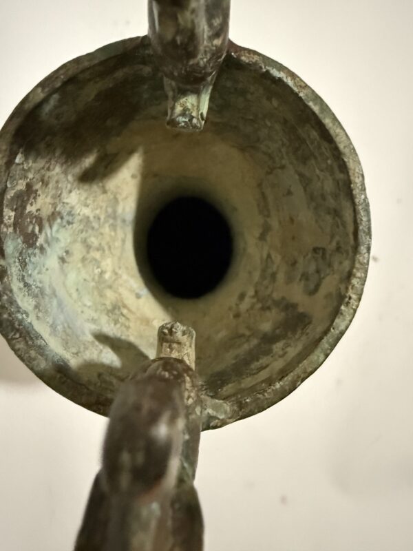 Western Zhou Bronze Double - Dragon Vase - Image 5
